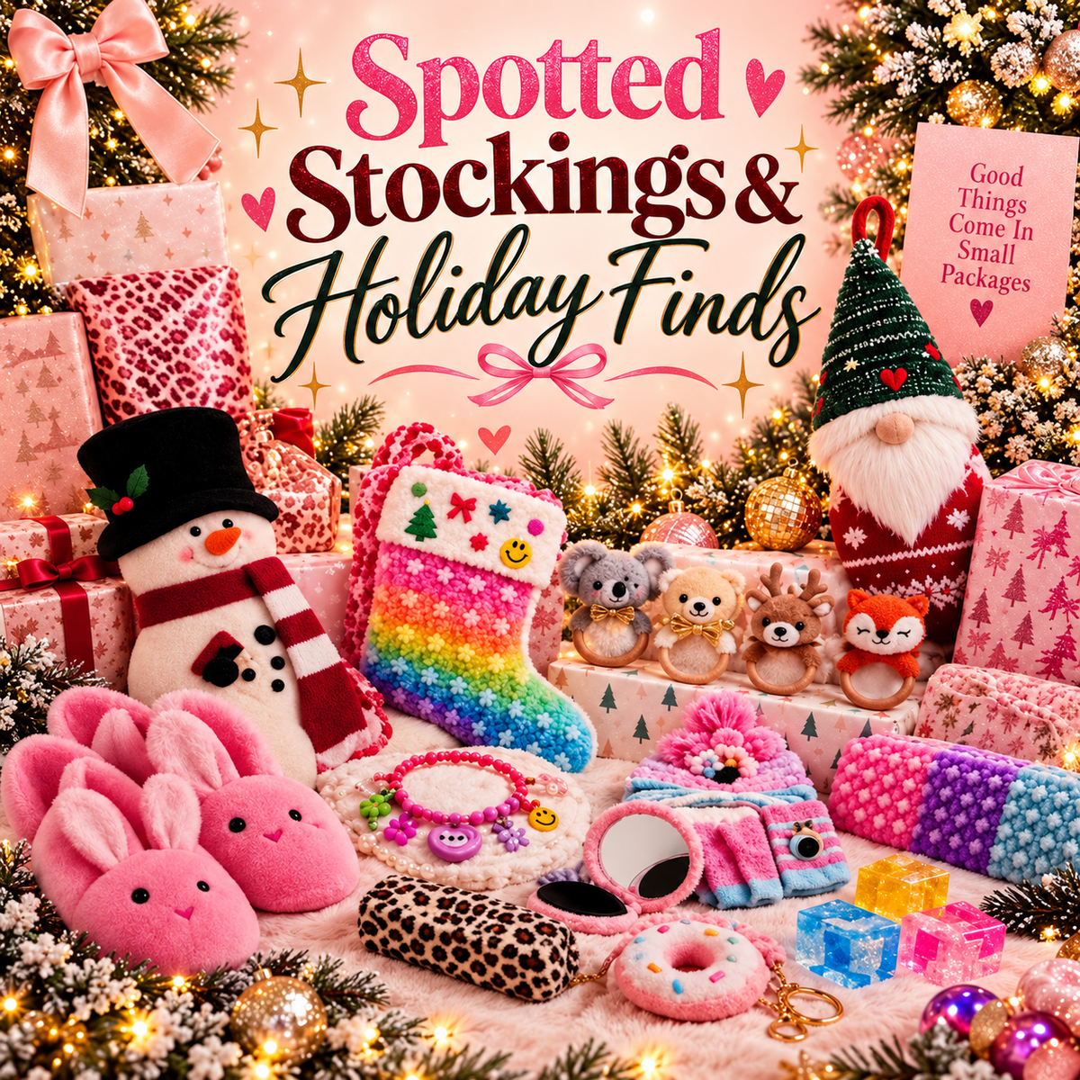 Spotted Stockings & Holiday Finds