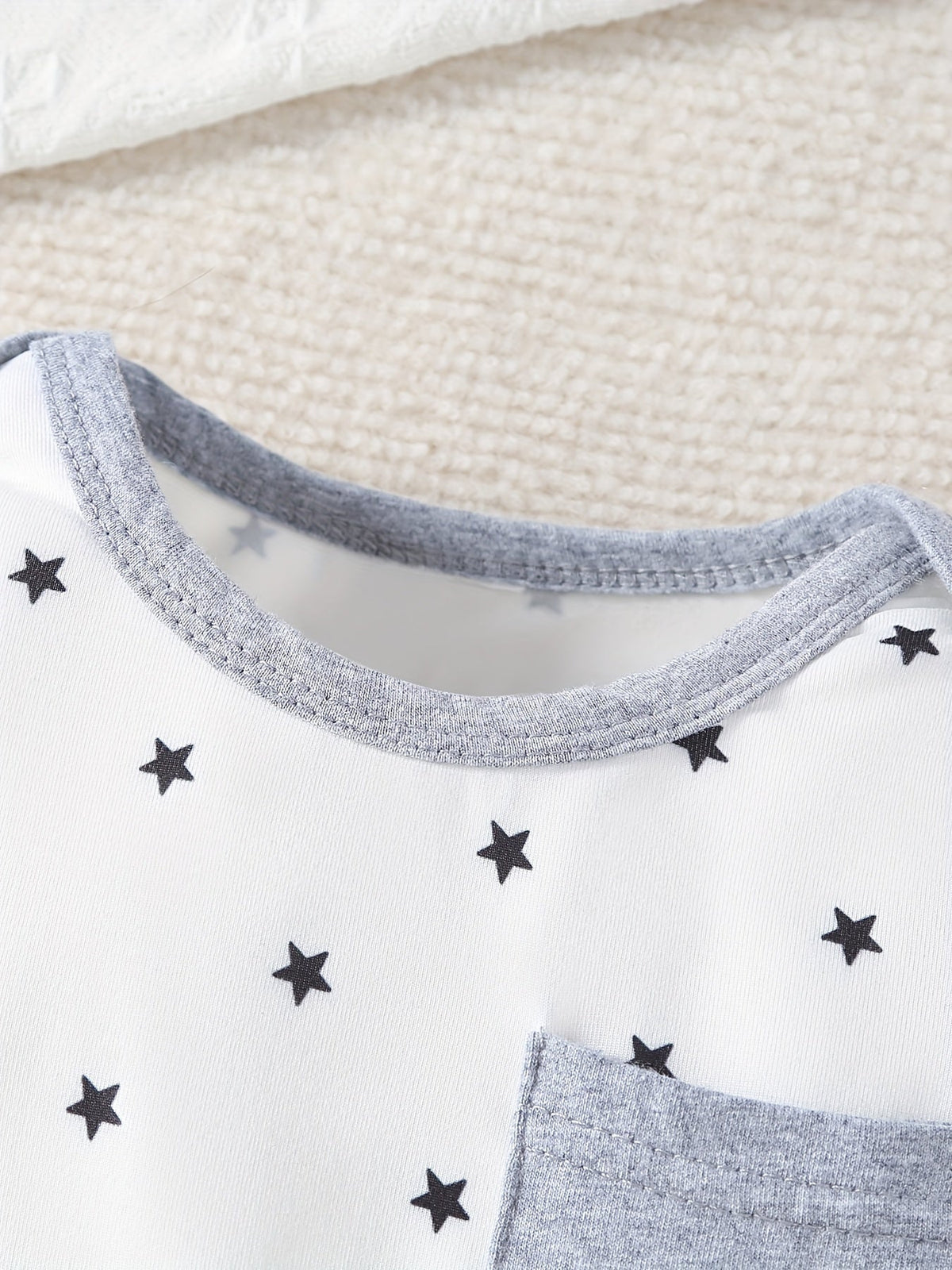 Little Star 3-Piece Footed Baby Boy Bodysuit Set