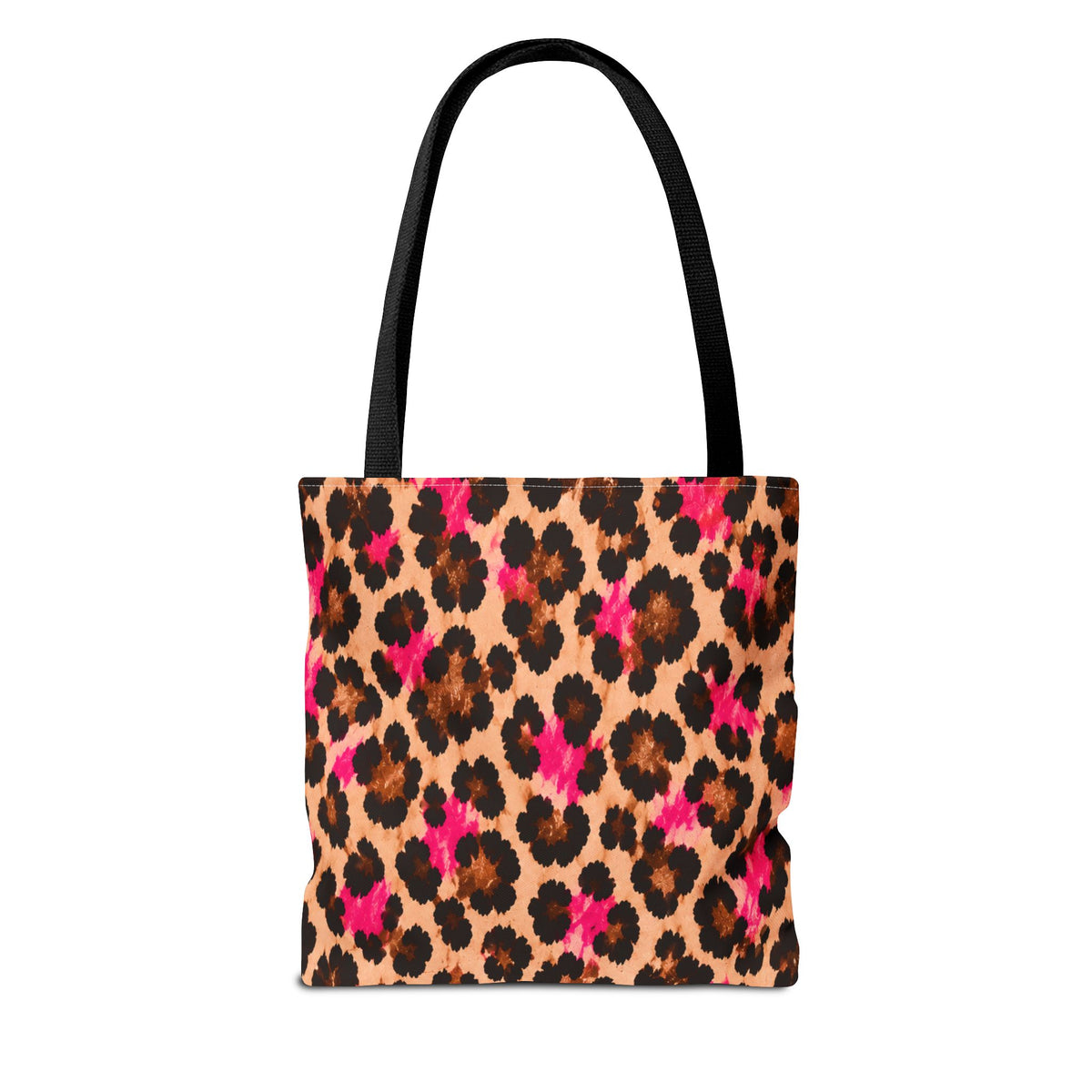Altogether Beautiful Leopard Print Scripture Tote Bag | Song of Songs 4:7 | Beautifully Spotted