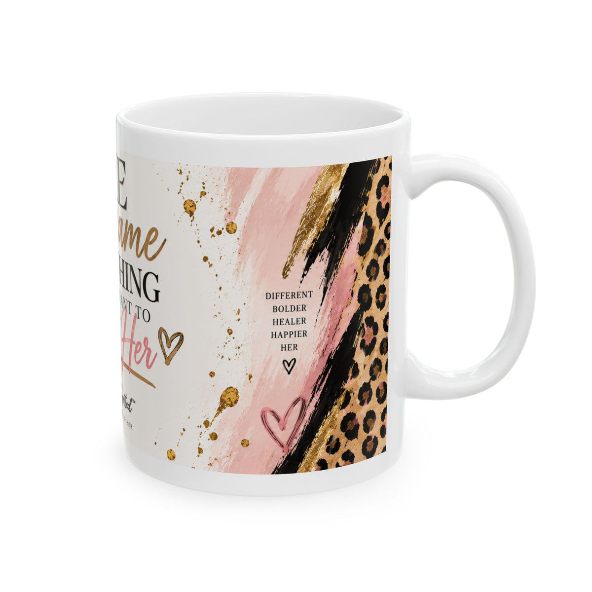 She Overcame Everything Meant to Break Her 11 oz Ceramic Mug – Beautifully Spotted™