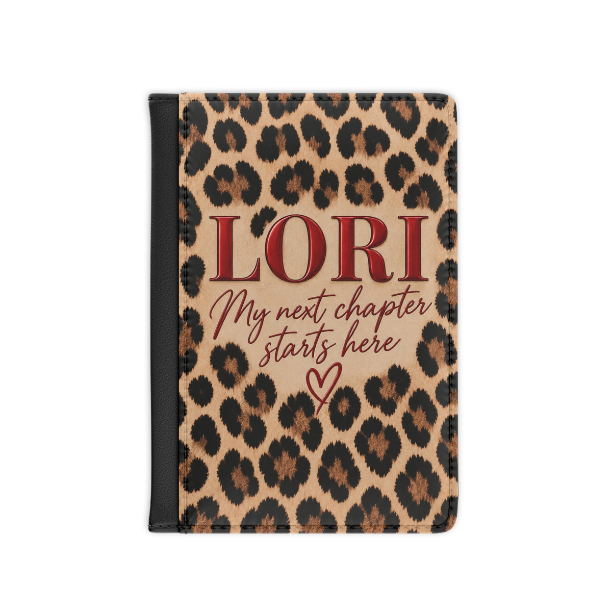 Personalized Leopard Print Passport Cover – My Next Chapter Starts Here