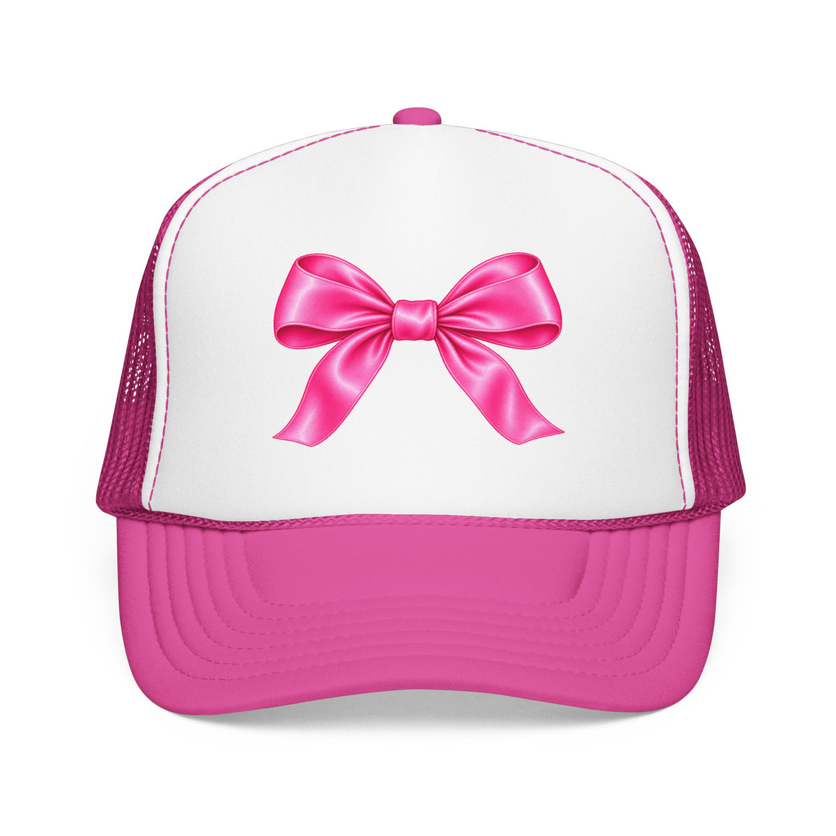 Pink Satin Bow Trucker Hat | Spotted: The Teen Edit