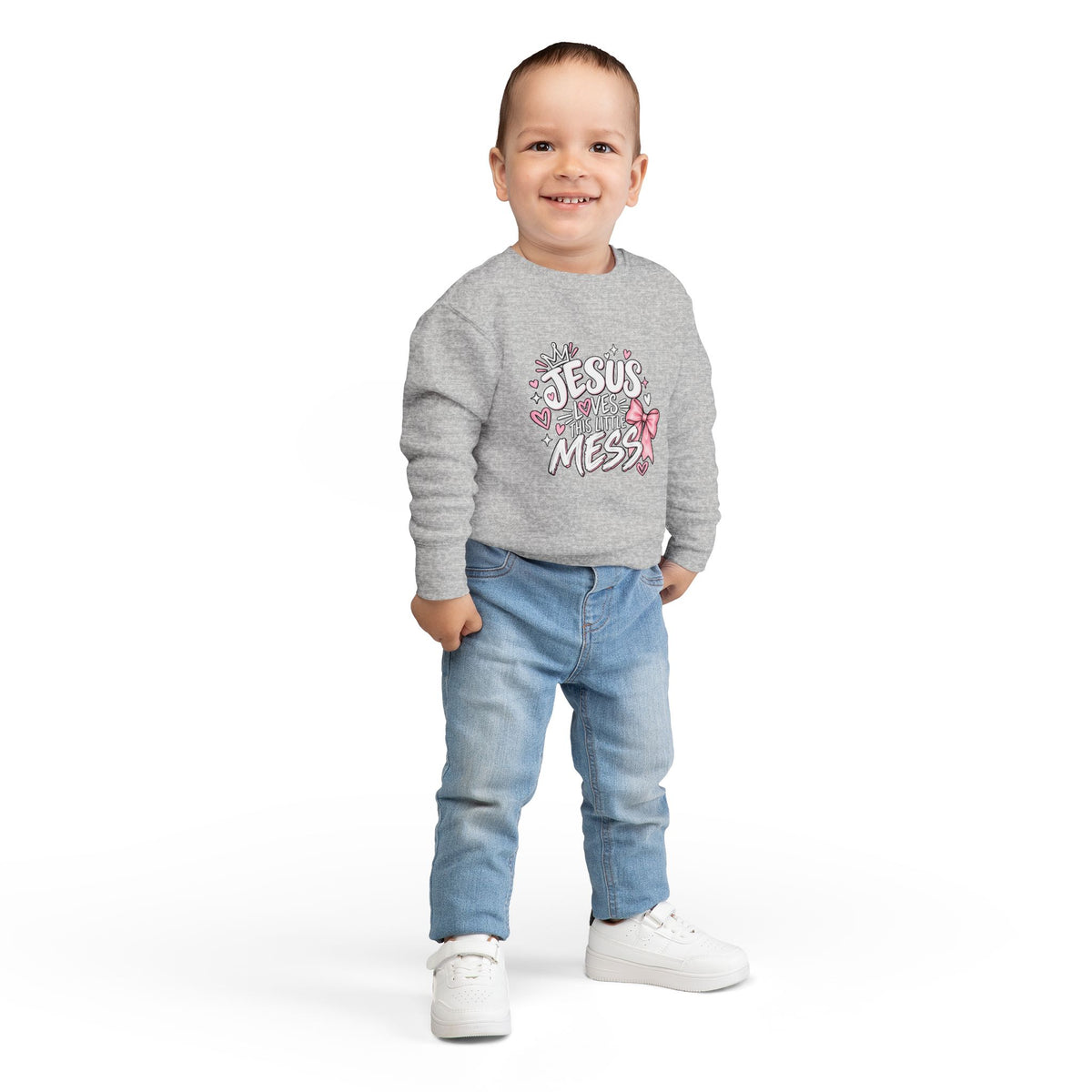 Child of God Toddler Sweatshirt - Christian Faith Kids Crewneck