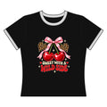 Sweet With a Wild Side Cropped Ringer Tee