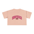 Unbothered Leopard Heart Crop Tee