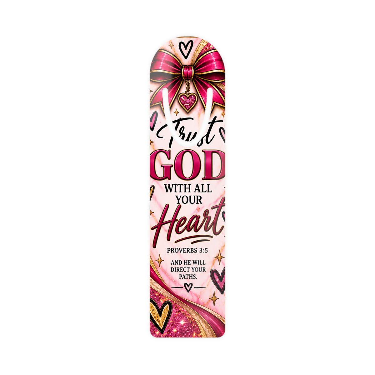 Trust God With All Your Heart Proverbs 3:5 Bookmark