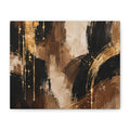Mocha Luxe Abstract Canvas | Spotted at Home