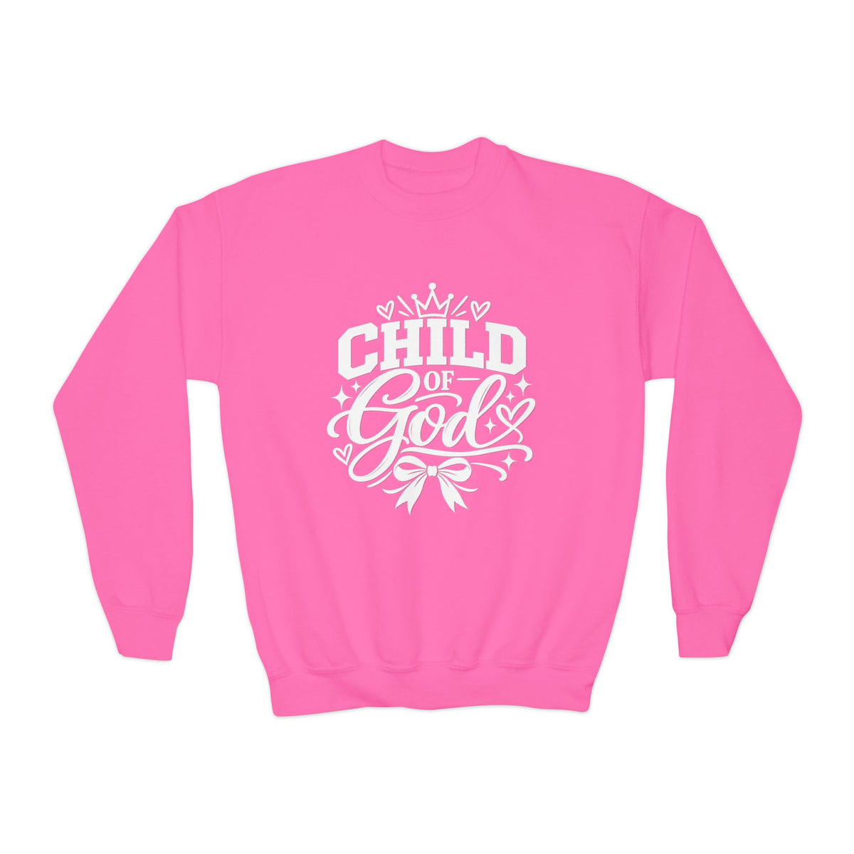 Child of God Youth Crewneck Sweatshirt — Faith-Based Kids Pullover