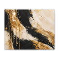 Black & Gold Luxe Abstract Canvas | Spotted at Home