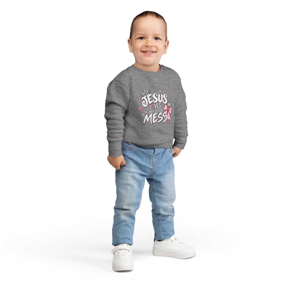 Child of God Toddler Sweatshirt - Christian Faith Kids Crewneck