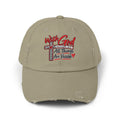 With God All Things Are Possible Distressed Faith Cap