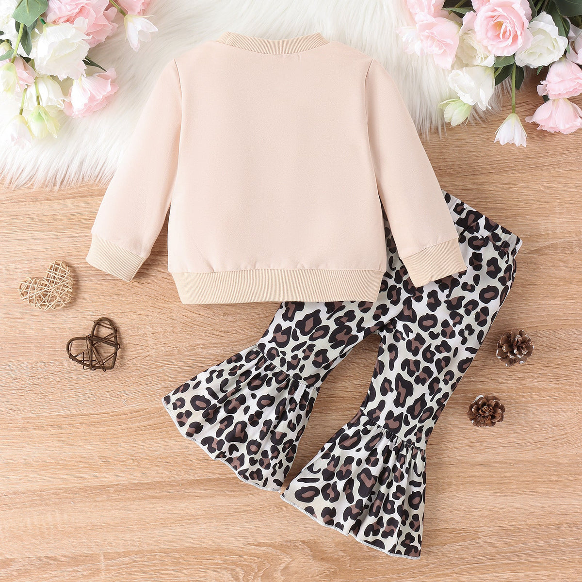 Mama’s & Auntie’s Bestie Leopard Bell Bottom Set