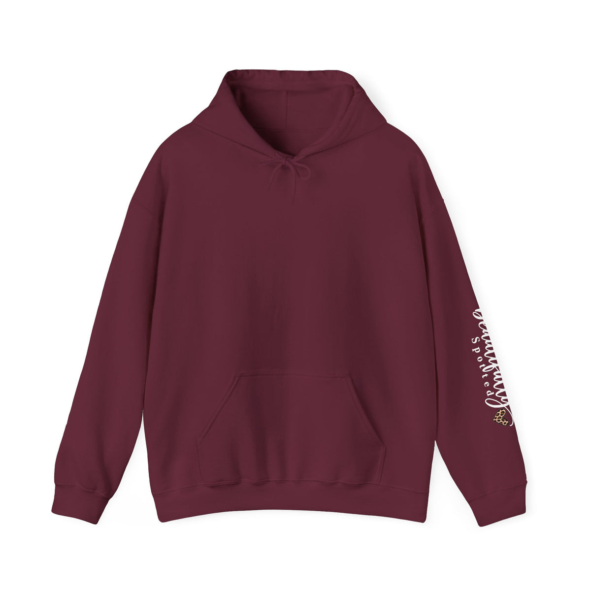 Beautifully Spotted Signature Sleeve Hoodie – Unisex Heavy Blend