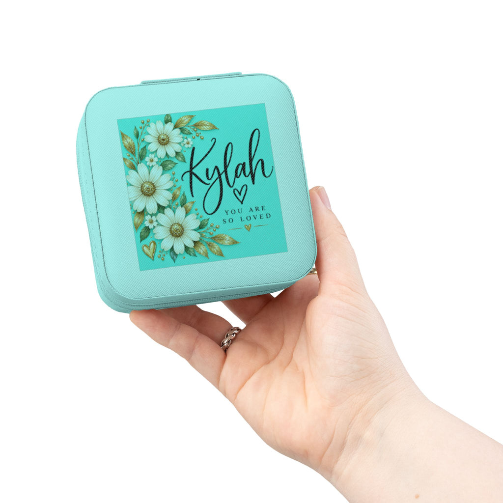 Personalized Beautifully Spotted Jewelry Box | Custom Name