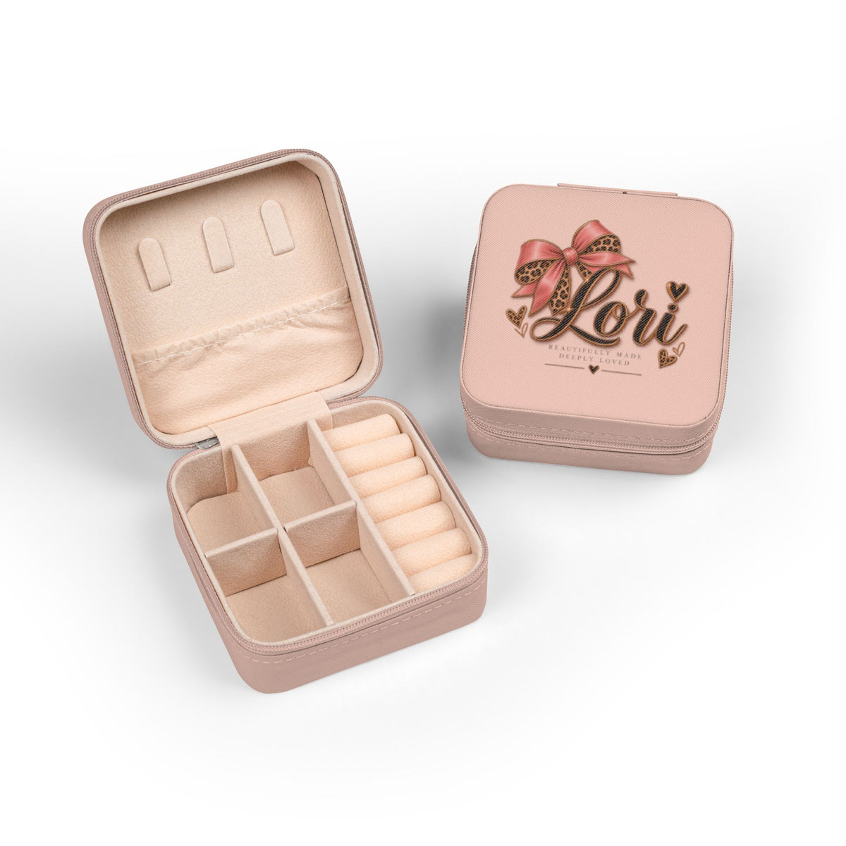 Personalized Beautifully Spotted Jewelry Box | Custom Name