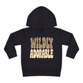 Wildly Adorable Retro Leopard Toddler Hoodie