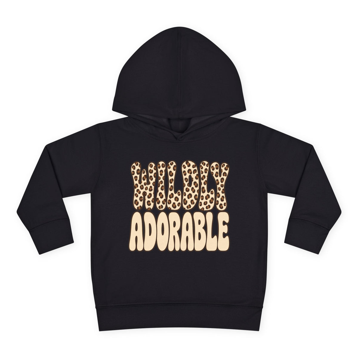 Wildly Adorable Retro Leopard Toddler Hoodie