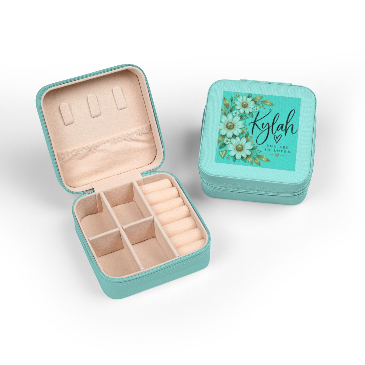 Personalized Beautifully Spotted Jewelry Box | Custom Name