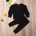 Little Loves Ruffle Lounge Set | 2-Piece Baby & Toddler Outfit