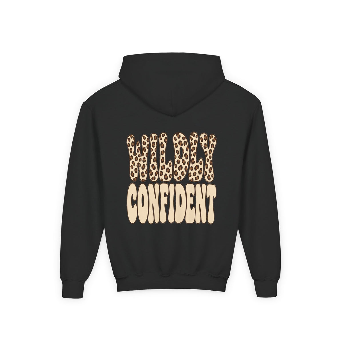 Wildly Confident Retro Leopard Youth Hoodie