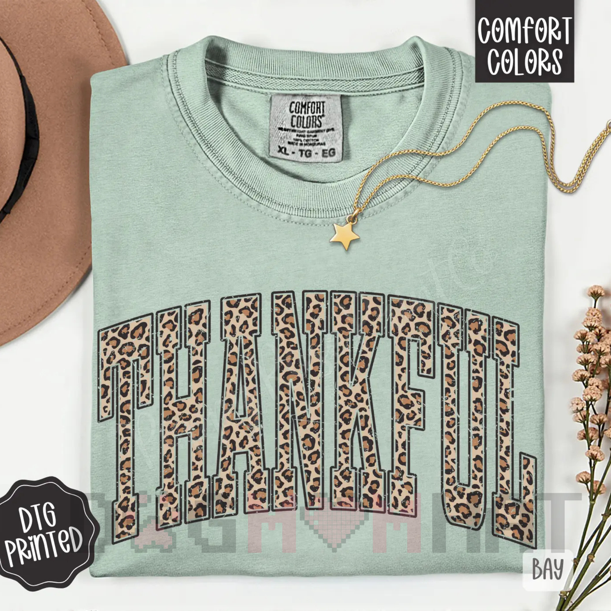 Beautifully Spotted™ Thankful Leopard Fall Graphic Tee
