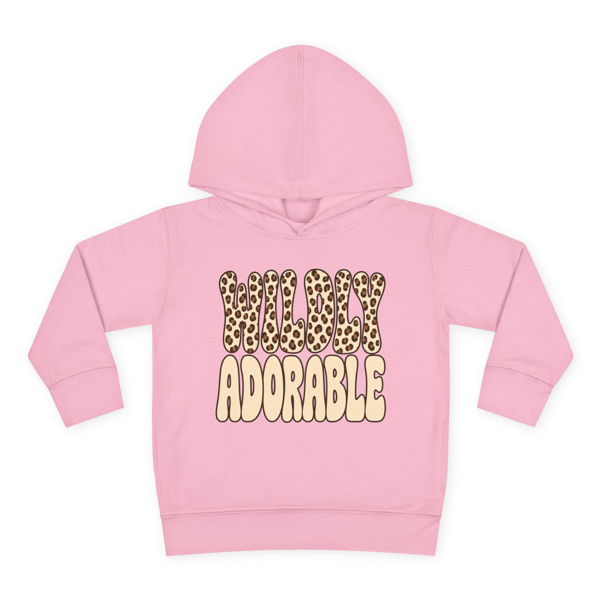 Wildly Adorable Retro Leopard Toddler Hoodie