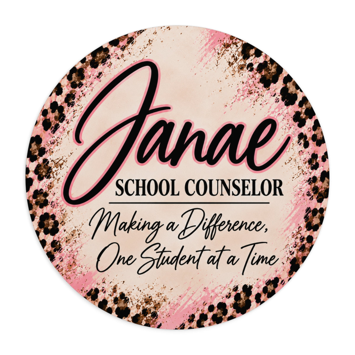Personalized Round Mouse Pad – Making a Difference