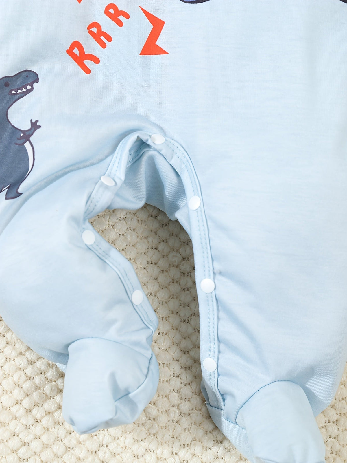 Little Dino 3-Piece Baby Boy Romper Set