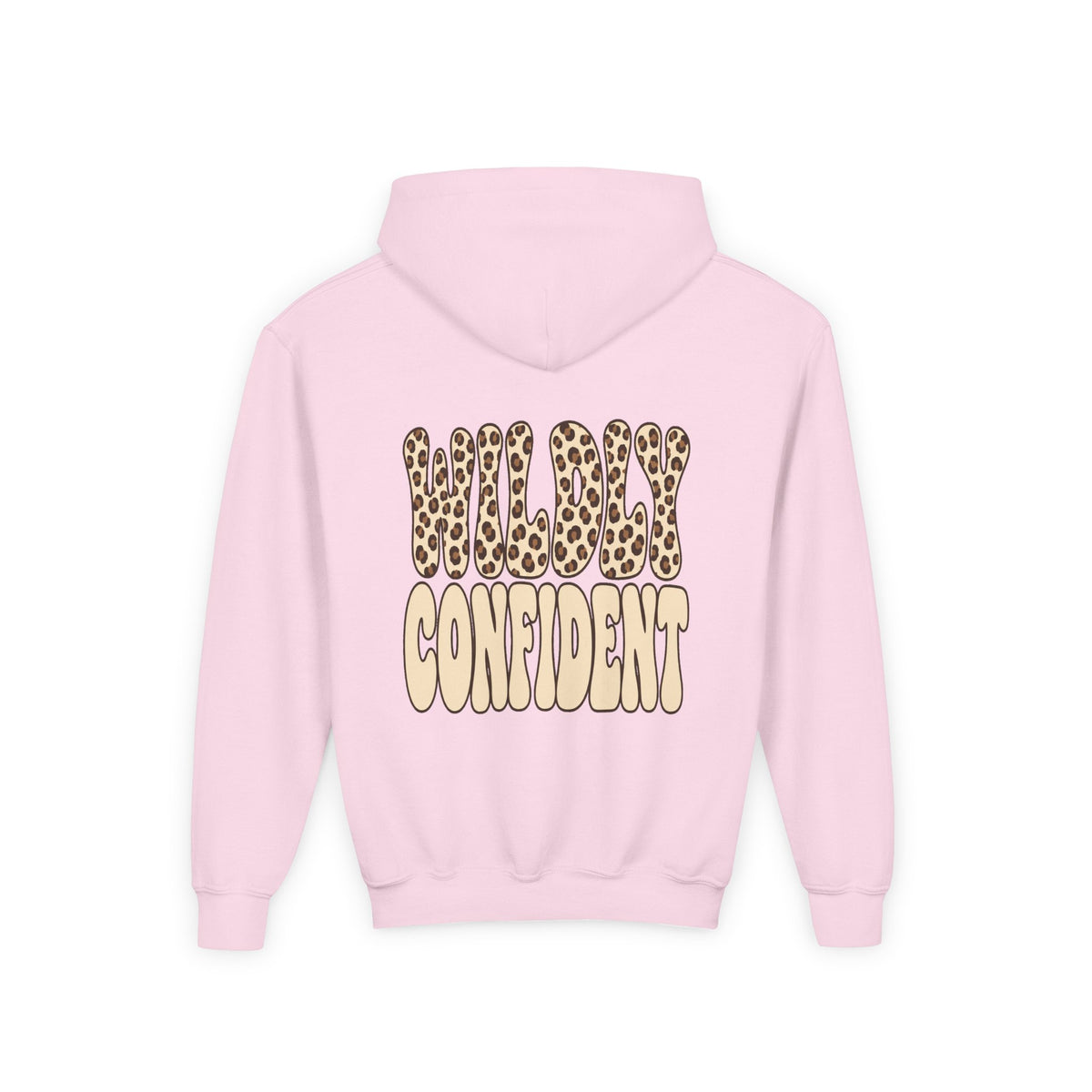 Wildly Confident Retro Leopard Youth Hoodie