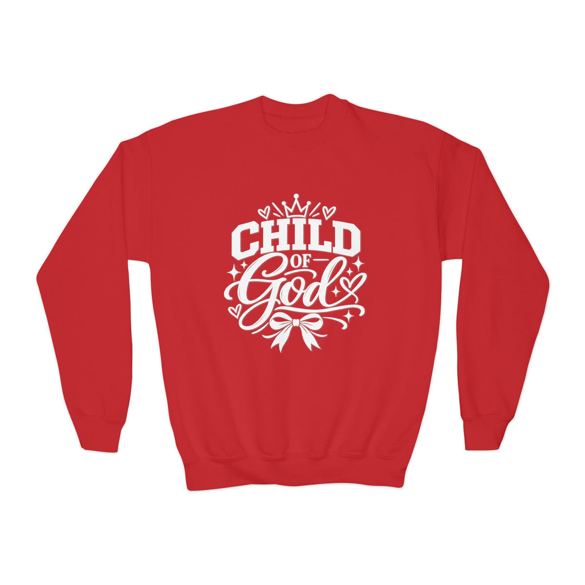 Child of God Youth Crewneck Sweatshirt — Faith-Based Kids Pullover