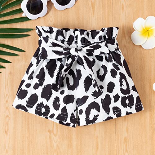 Little Sister Leopard Bow 3-Piece Outfit Set