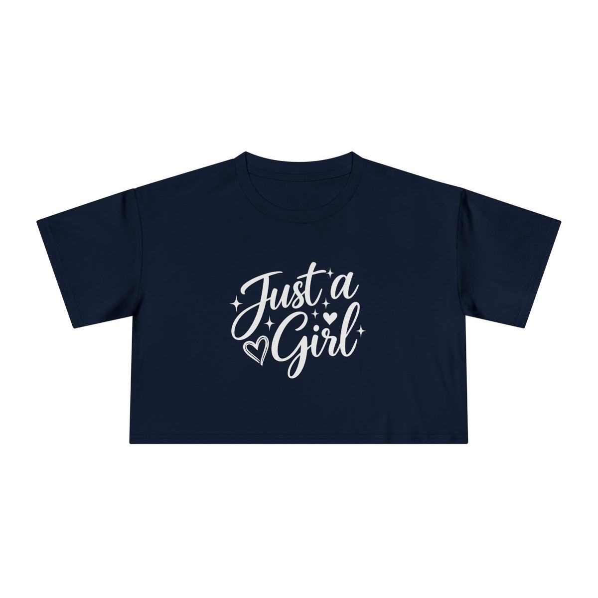 Just a Girl Crop Tee