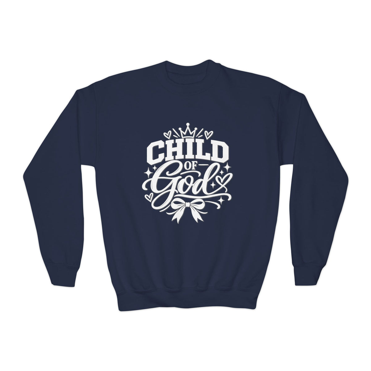Child of God Youth Crewneck Sweatshirt — Faith-Based Kids Pullover