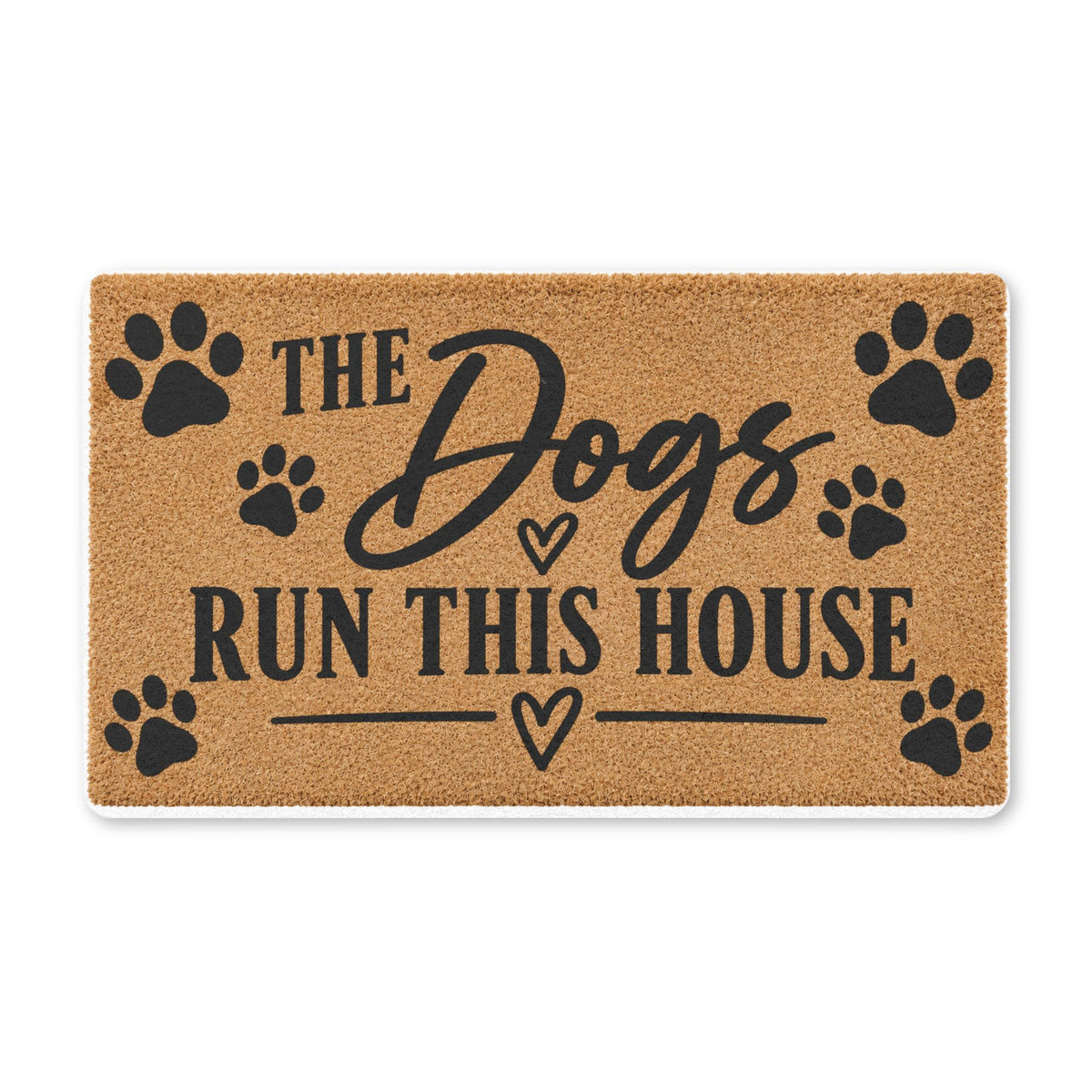 The Dogs Run This House Doormat | Spotted at Home