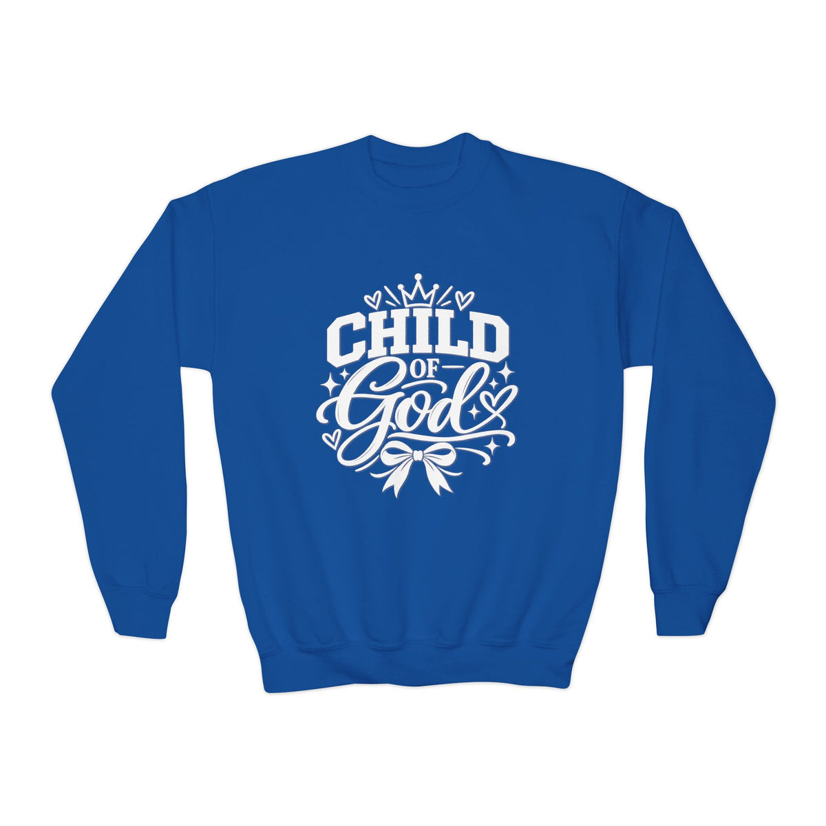Child of God Youth Crewneck Sweatshirt — Faith-Based Kids Pullover