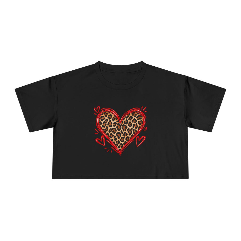 Wild Heart Cheetah Crop Tee