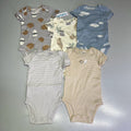 Little Explorer 5-Piece Baby Boy Bodysuit Set