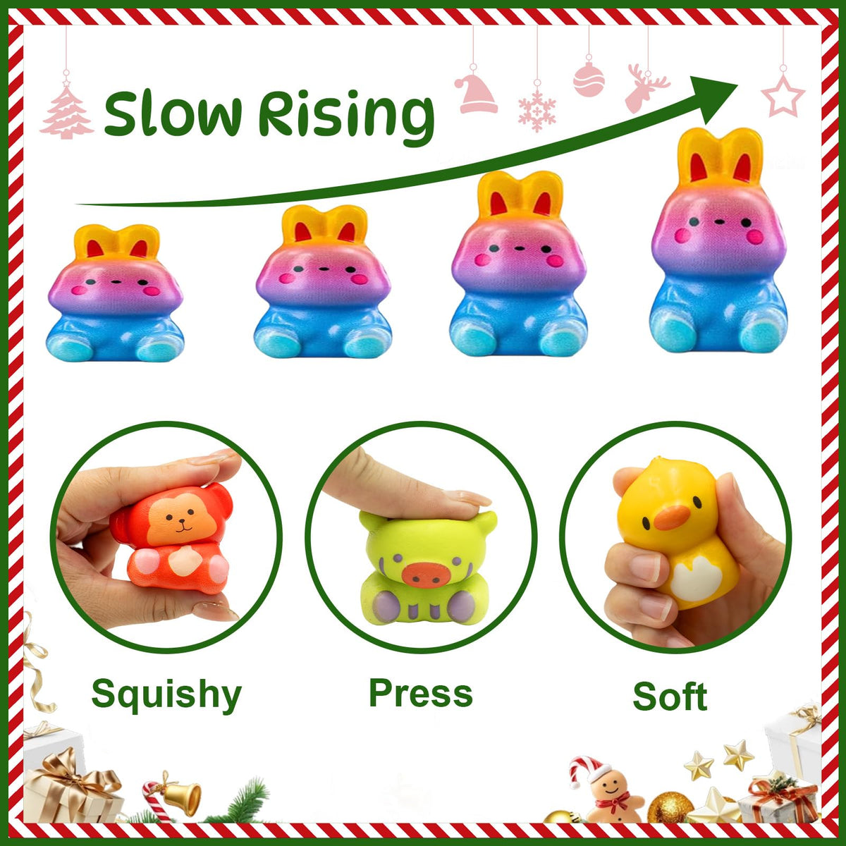 24-Day Christmas Slow Rising Squishy Advent Calendar