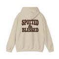 Spotted & Blessed Retro Cheetah Graphic Hoodie