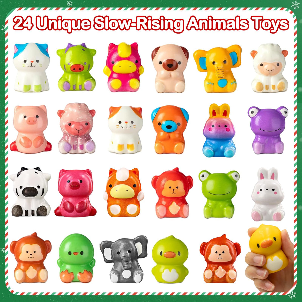 24-Day Christmas Slow Rising Squishy Advent Calendar