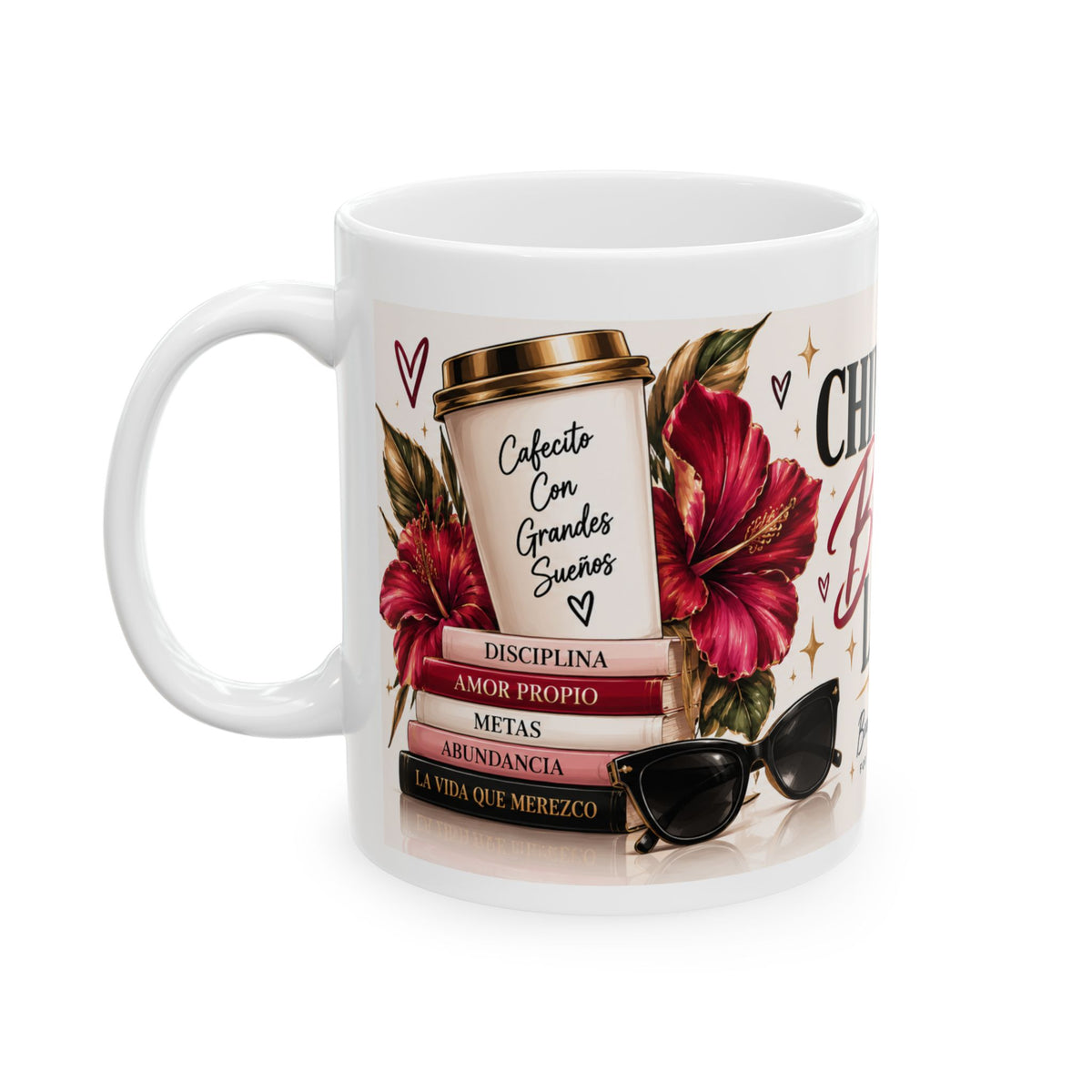 Chingona. Badass. Latina. 11 oz Ceramic Mug – Beautifully Spotted
