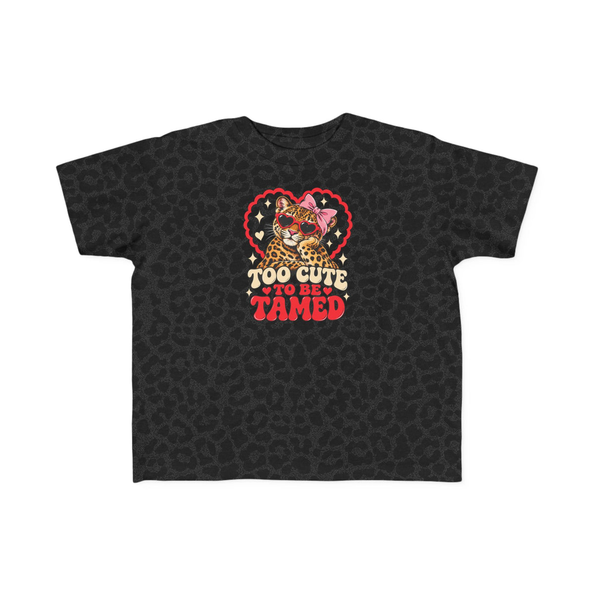 Too Cute to Be Tamed Toddler Leopard Tee