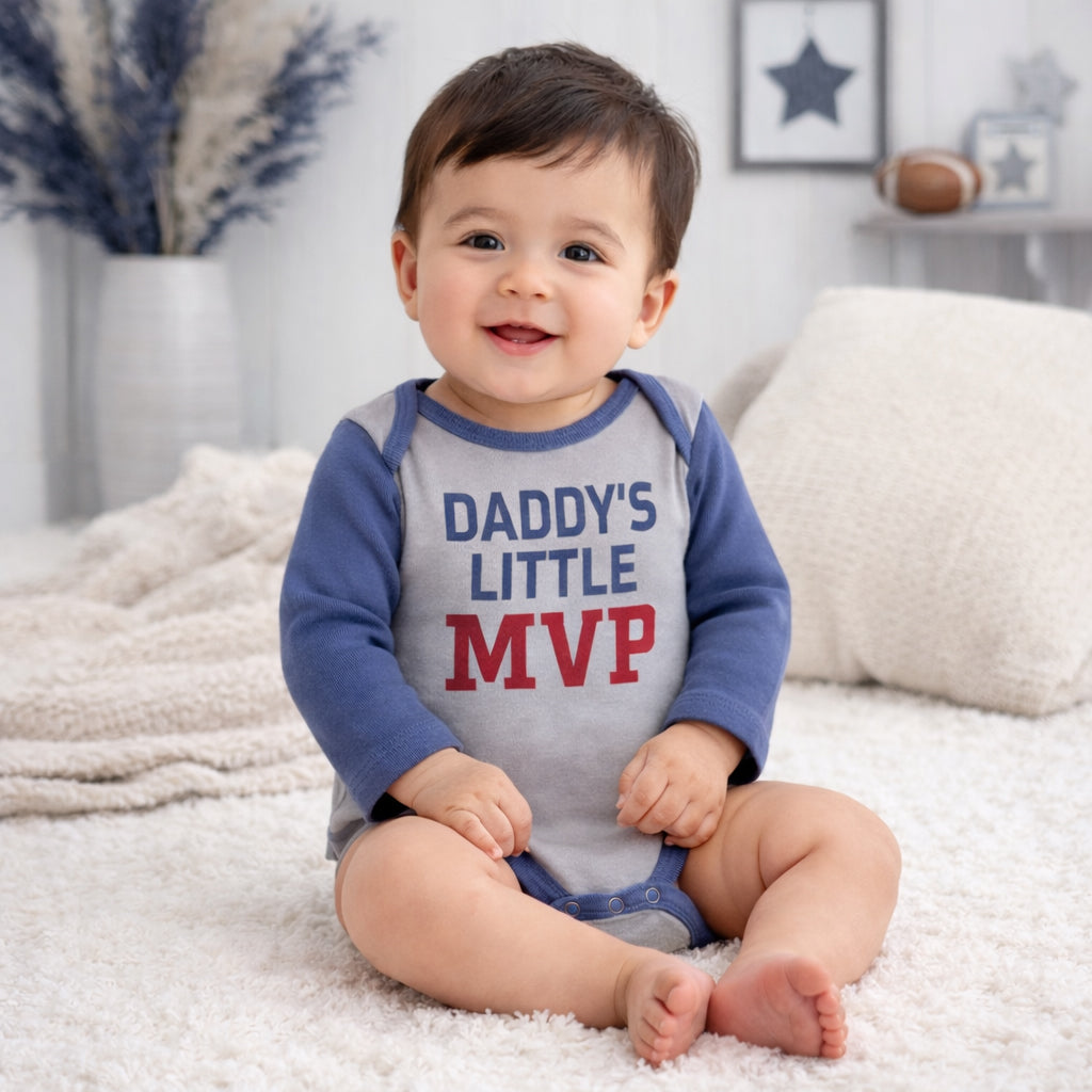 Daddy’s Little MVP Baby Boy Bodysuit