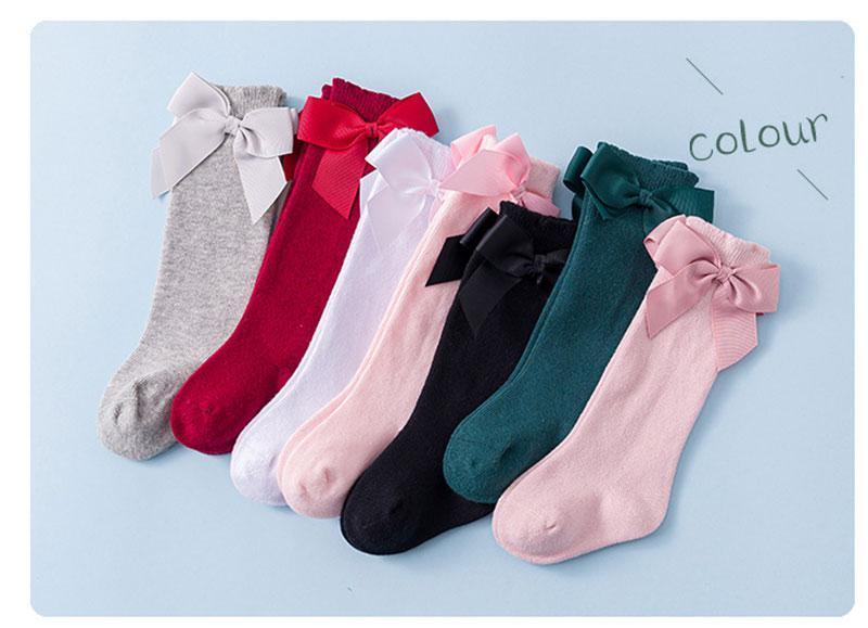 Little Luxe Bow Knee-High Socks for Girls | Soft & Sweet Boutique Style