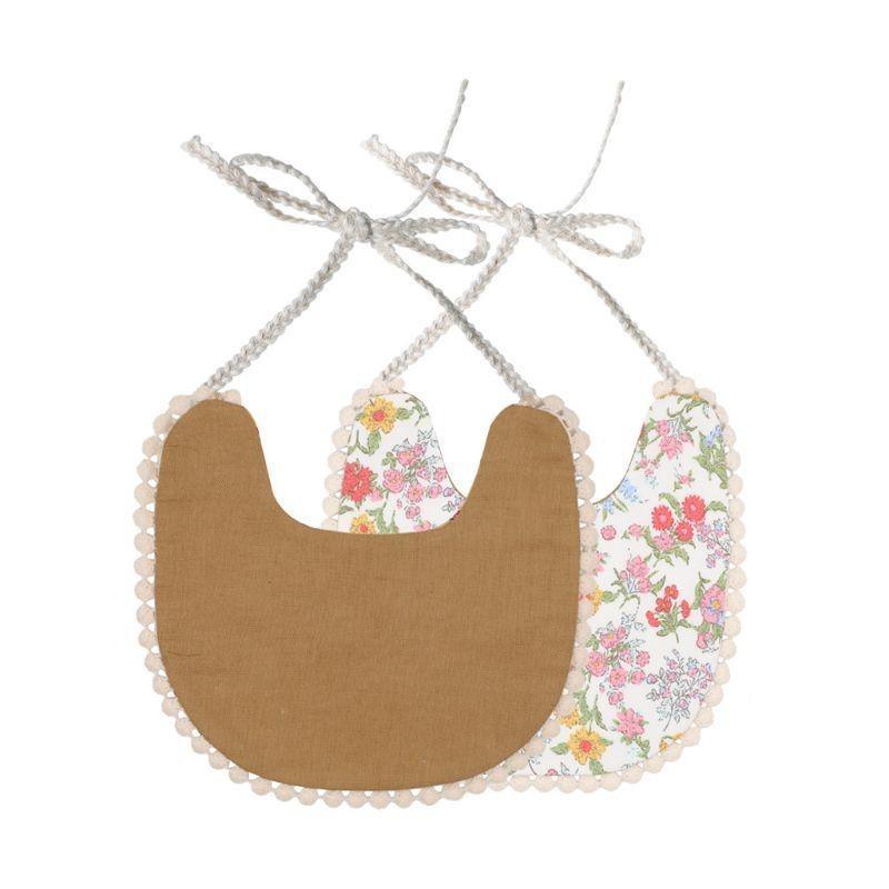 BBaby Tassel Bandana Bib | Boho Double-Sided Baby Bib