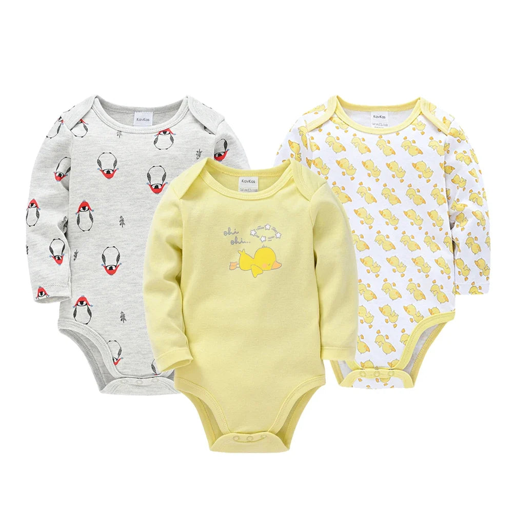 Lil Dudes 6-Piece Baby Boy Long-Sleeve Bodysuit Set