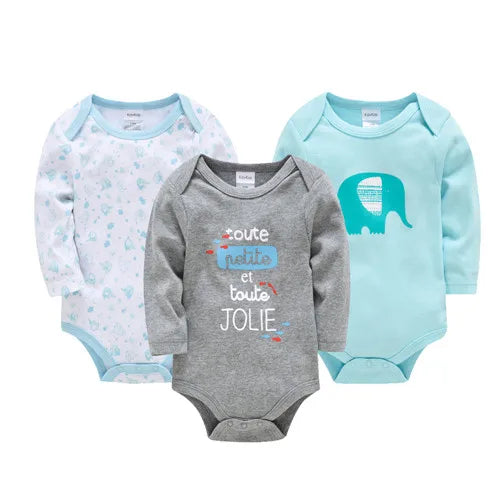 Lil Dudes 6-Piece Baby Boy Long-Sleeve Bodysuit Set