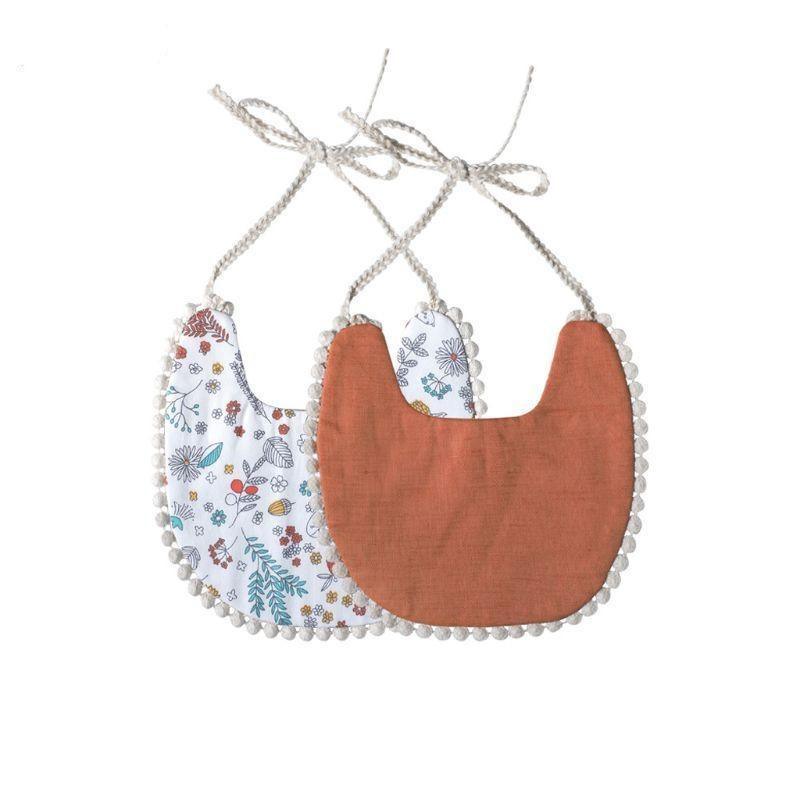 BBaby Tassel Bandana Bib | Boho Double-Sided Baby Bib