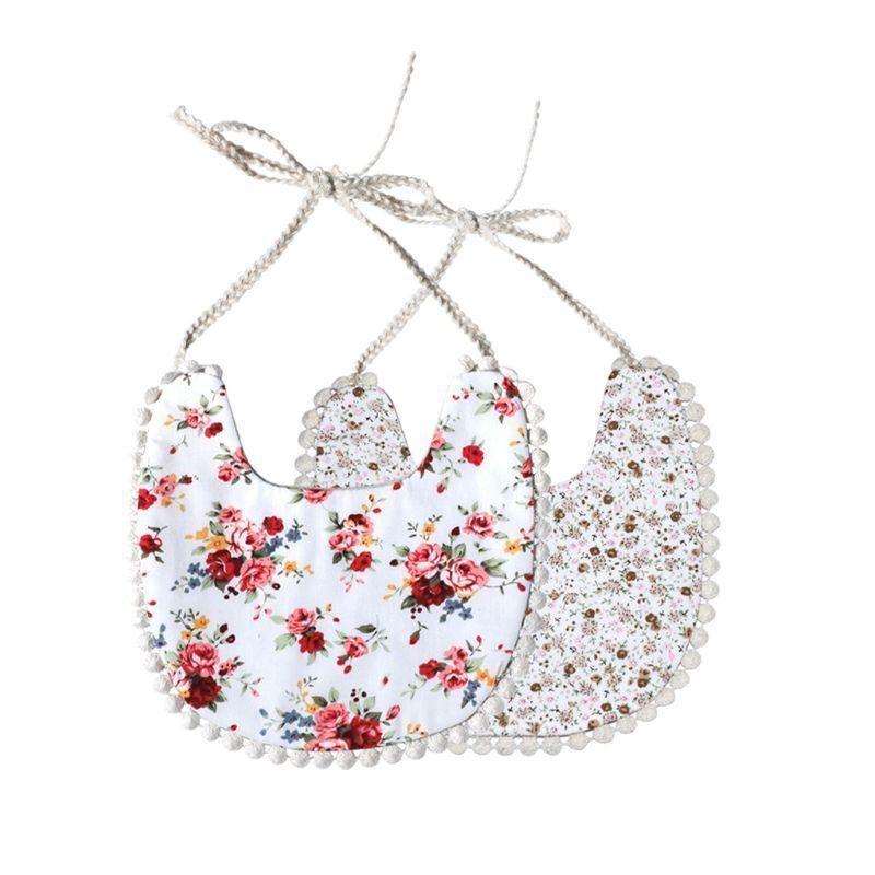 BBaby Tassel Bandana Bib | Boho Double-Sided Baby Bib