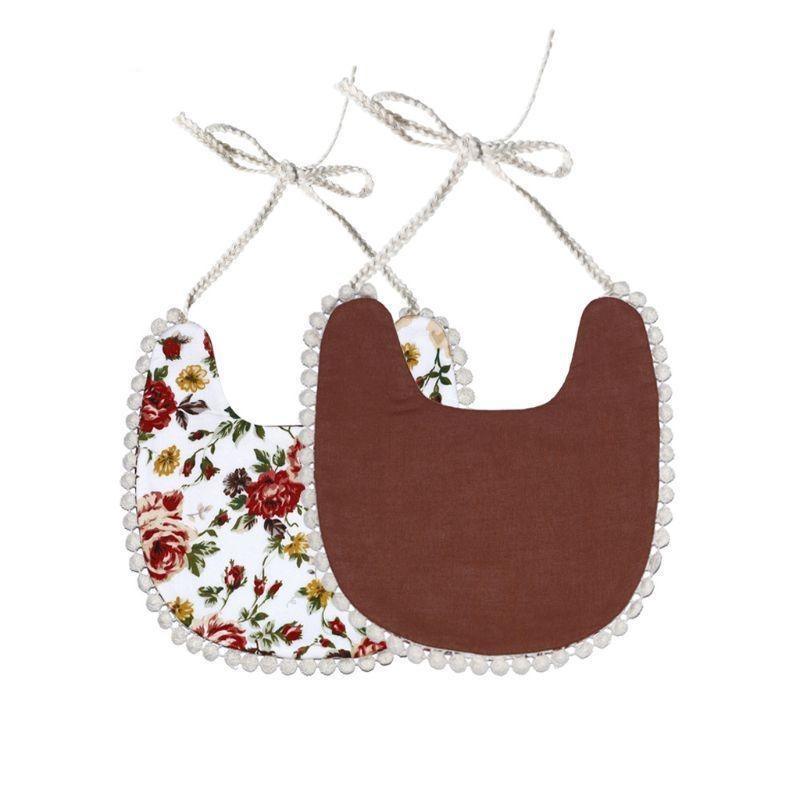 BBaby Tassel Bandana Bib | Boho Double-Sided Baby Bib